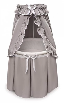 Badger Basket Empress Round Baby Bassinet With Canopy 10 Badger Basket Empress Round Baby Bassinet With Canopy - Image 8