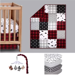 The Peanutshell Buffalo Plaid Crib Bedding Set, Woodland, 4pc To 12 Pc -Baby Products GUEST 4b186e6e a775 491e b5b4 cbd777745ddb