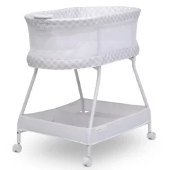 Delta Children Sweet Dreams Bassinet With Airflow Mesh - Gray Infinity -Baby Products GUEST 4c0c7334 e702 4467 b9da 848232f77af4