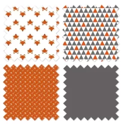 Bacati - Playful Fox Orange Gray 3 Pc Crib Bedding Set 13 Bacati - Playful Fox Orange Gray 3 Pc Crib Bedding Set -Baby Products GUEST 4c5f3996 e2c4 470e a3b3 c9151b151685