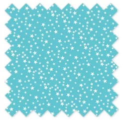 Bacati - Aqua Stars 100 Percent Cotton Universal Baby US Standard Crib Or Toddler Bed Fitted Sheet -Baby Products GUEST 4e48f66c 453f 40c8 bead 59bc8c09b2f2