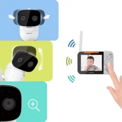 Panasonic Extra Long Range Video Baby Monitor 3.5" - KX-HN4001W -Baby Products GUEST 4ea5cb54 c0ae 4ac8 999d a5dba4f3768e