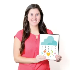 Big Dot Of Happiness Colorful Children's Decor - Alphabet Nursery Wall Art And Rainbow Cloud Kids Room Decor - 7.5 X 10 Inches - Set Of 3 Prints -Baby Products GUEST 51df9af1 e695 4f6b a089 1cfd691becaf