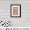 RoomMates Framed Wall Poster Prints Hush Little Baby - Rose Gold