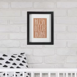 RoomMates Framed Wall Poster Prints Hush Little Baby - Rose Gold