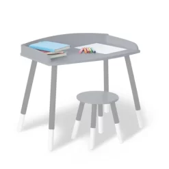 Modern Study Desk And Stool Set - WildKin -Baby Products GUEST 53394ff7 990f 44b4 9517 9fcf0d944500