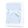 Hudson Baby Infant Boy Plush Blanket With Faux Shearling Back, Light Blue White, One Size -Baby Products GUEST 54710ad5 e1d5 471e b639 8a2cabad6fb7