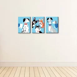 Big Dot Of Happiness Pawty Like A Puppy - Dog Nursery Wall Art And Kids Room Decorations - Gift Ideas - 7.5 X 10 Inches - Set Of 3 Prints -Baby Products GUEST 56044295 ade5 474d 85af e7b548792bb0