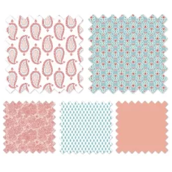 Bacati - Paisley Sophia Coral Aqua 10 Pc Crib Bedding Set With Long Rail Guard Cover -Baby Products GUEST 5e2f685f 7de9 4090 88ff 5f0c4b207fc1