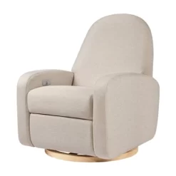 Babyletto Nami Electronic Recliner And Swivel Glider With USB Port And Light Wood Base -Baby Products GUEST 5f8fab11 292c 4f1f b9b9 1606d7b9e20b