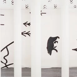 Crib Bedding Set My Baby Sam White Black