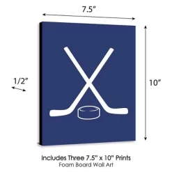 Big Dot Of Happiness Shoots And Scores - Hockey - Sports Themed Nursery Wall Art, Kids Room Decor & Game Room Decor - 7.5 X 10 Inches -Set Of 3 Prints -Baby Products GUEST 60a7ce55 483a 4261 a2d7 d30bf5e26428