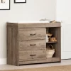 South Shore Tassio Changing Table - Weathered Oak -Baby Products GUEST 63175029 aad8 48d4 929d 588a2f0d737b