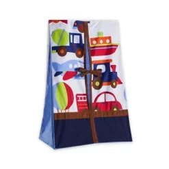Bacati - Transportation Blue Navy Green Red Orange 6 Pc Crib Bedding Set With Long Rail Guard Cover -Baby Products GUEST 6631d157 3d4a 402d ab94 cffd5993c376
