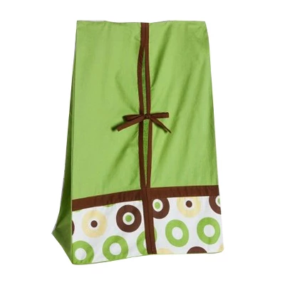 Bacati - Mod Dots Stripes Green Yellow Beige Brown 10 Pc Crib Bedding Set With 2 Crib Fitted Sheets 6 Bacati - Mod Dots Stripes Green Yellow Beige Brown 10 Pc Crib Bedding Set With 2 Crib Fitted Sheets - Image 4