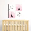 Big Dot Of Happiness Paris, Ooh La La - Kids Room, Nursery Decor And Home Decor - 11 X 11 Inches Kids Wall Art - Set Of 4 Prints -Baby Products GUEST 680f15b0 9f8c 404a ab6d 1d73f7586703