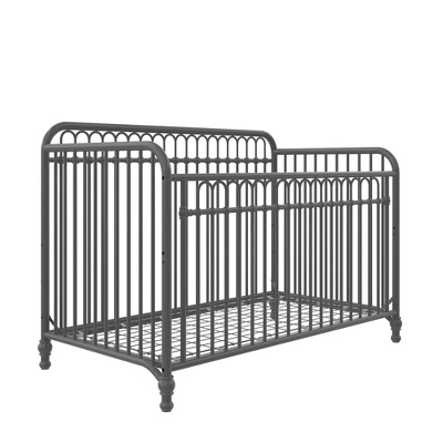 Room & Joy Emma 3-in-1 Convertible Metal Crib JMPA Certified - Gray 6 Room & Joy Emma 3-in-1 Convertible Metal Crib JMPA Certified - Gray - Image 4