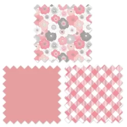 Bacati - Watercolor Floral Coral Gray Chocolate 3 Pc Crib Bedding Set -Baby Products GUEST 6cd7fb00 3f1a 4e6a 8e64 88a2add9c85d