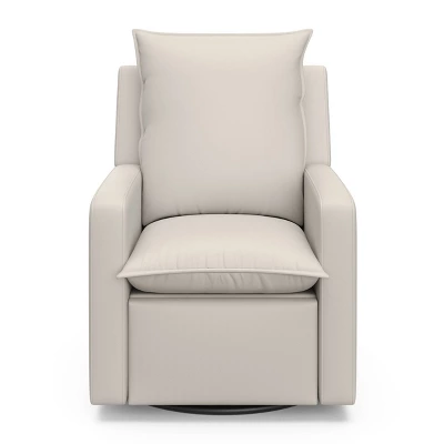 Storkcraft Timeless Side Lever Reclining Glider With USB Charging Port - Ivory 4 Storkcraft Timeless Side Lever Reclining Glider With USB Charging Port - Ivory - Image 2