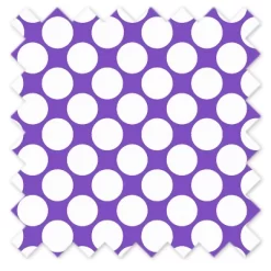 Bacati - Large Dots Crib/Toddler Bed Skirt - Purple