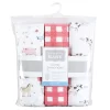 Hudson Baby Infant Girl Quilted Cotton Swaddle Wrap 3pk, Girl Farm Animals, 0-3 Months -Baby Products GUEST 70953fa3 df26 49a3 9358 bc7a59c0b495