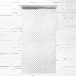 Bacati - Petals Purple Muslin 3 Pc Toddler Bed Sheet Set 100 Percent Cotton