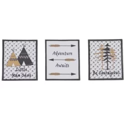 Bacati - Woodlands Forest Animals Beige/Grey 10 Pc Crib Bedding Set With 2 Crib Fitted Sheets -Baby Products GUEST 738b2e31 3d95 4c49 8a84 7d15184a4f9e