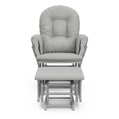 Storkcraft Hoop Glider And Ottoman - Pebble Gray Frame/Light Gray Fabric -Baby Products GUEST 7480cd60 6220 423b a632 7f2349bafe26