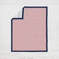 Bacati - Olivia Coral Navy 6 Pc Crib Bedding Set With Long Rail Guard Cover 15 Bacati - Olivia Coral Navy 6 Pc Crib Bedding Set With Long Rail Guard Cover -Baby Products GUEST 74bc68dd 19c1 4b9a 93d9 c13eed3b501f 2