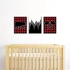 Big Dot Of Happiness Lumberjack - Channel The Flannel - Buffalo Plaid Nursery Wall Art, Kids Room & Cabin Decor - 7.5 X 10 Inches - Set Of 3 Prints -Baby Products GUEST 78a83338 4bbc 4ccc 8cfd 22a6de0556e9