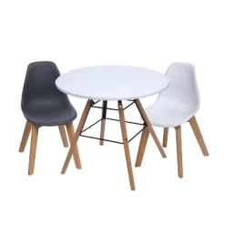 3pc Modern Kids' Round Table And Chair Set - Gift Mark -Baby Products GUEST 7da3cabe 46e5 48d1 a945 b8787e7812f7