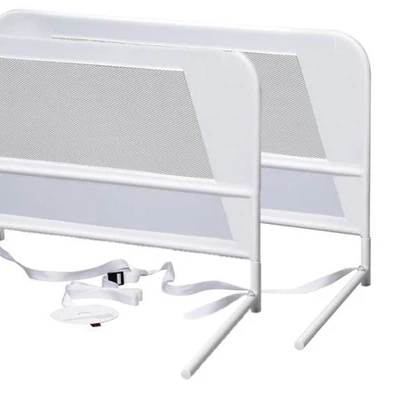 KidCo Mesh And Steel Double Pack Telescopic Child Bed Rail Guard, White (2 Sets) 4 KidCo Mesh And Steel Double Pack Telescopic Child Bed Rail Guard, White (2 Sets) - Image 2