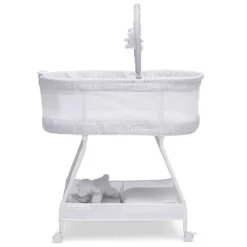 Delta Children Curve Bassinet - White And Gray 10 Delta Children Curve Bassinet - White And Gray -Baby Products GUEST 7e769cb0 3c30 4933 9c4e f931c578d709