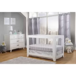 Sorelle Soho Acrylic Crib - White