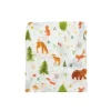 Loulou Lollipop Muslin Fitted Crib Sheet - Forest Friends