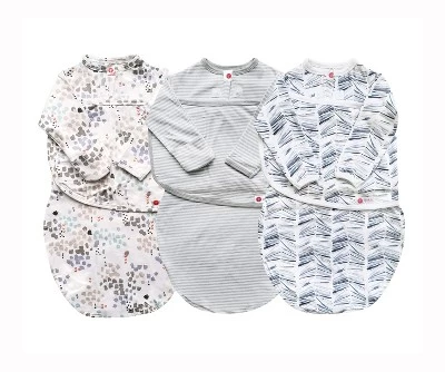 Embe 0-3mo Long Sleeve Swaddle Sack, Convertible, Arms-In/Arms-Out, Legs-In/Legs-Out, 3-Pack 10 Embe 0-3mo Long Sleeve Swaddle Sack, Convertible, Arms-In/Arms-Out, Legs-In/Legs-Out, 3-Pack - Image 8