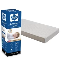 Sealy Butterfly 2-Stage Cotton Ultra Firm Crib And Toddler Mattress -Baby Products GUEST 83d4076a efa9 4893 a863 a04f5276e40b