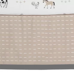 Lambs & Ivy Baby Farm Animals 5-Piece White/Taupe Baby Crib Bedding Set 16 Lambs & Ivy Baby Farm Animals 5-Piece White/Taupe Baby Crib Bedding Set -Baby Products GUEST 8555df3d be4f 4a8d b5db bdb58c32f4e3