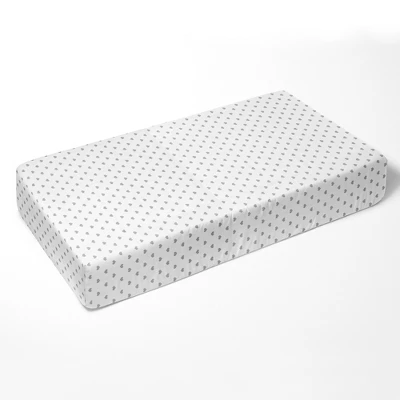 Bacati - Hearts Gray Muslin 3 Pc Toddler Bed Sheet Set 100 Percent Cotton 5 Bacati - Hearts Gray Muslin 3 Pc Toddler Bed Sheet Set 100 Percent Cotton - Image 3