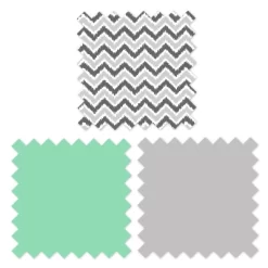 Bacati - Ikat Dots Stripes Mint Grey Muslin Neutral 8 Pc Crib Set With Crib Rail Guard 13 Bacati - Ikat Dots Stripes Mint Grey Muslin Neutral 8 Pc Crib Set With Crib Rail Guard -Baby Products GUEST 85c3ed80 85f0 402f bc02 e43bea6f0a56