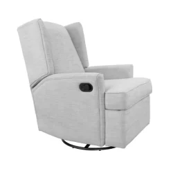 SECOND STORY HOME Hemingway Swivel Recliner Chair - Gray -Baby Products GUEST 86cc738c 748e 4947 a068 acaff2b8cb46