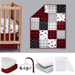 The Peanutshell Buffalo Plaid Crib Bedding Set, Woodland, 4pc To 12 Pc -Baby Products GUEST 88305834 be87 4d2f bb73 41732eb50184