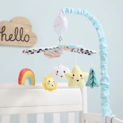 The Peanutshell Blue Look Up Musical Mobile For Boys And Girls -Baby Products GUEST 890bb1a4 8732 4dce 8365 898268eed0af