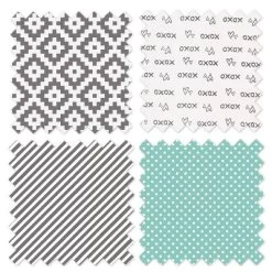 Bacati - Love Gray Mint 3 Pc Crib Bedding Set -Baby Products GUEST 8caa0f54 d499 4262 a94c 46b81b8ebf45