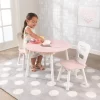Round Storage Table And Chair Set White/Pink - KidKraft -Baby Products GUEST 8d8a500f e930 4c42 b5cc ce9c11281c5c