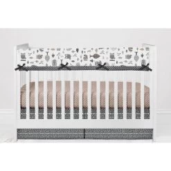 Bacati - Owls In The Woods Beige/Gray 10 Pc Crib Bedding Set With Long Rail Guard Cover 17 Bacati - Owls In The Woods Beige/Gray 10 Pc Crib Bedding Set With Long Rail Guard Cover -Baby Products GUEST 8db40268 4627 46d5 ade6 47386b4ee8f5