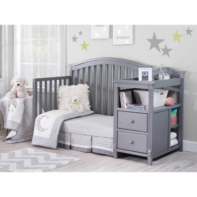 Sorelle Berkley Crib & Changer Standard Full-Sized Crib Gray 3 Sorelle Berkley Crib & Changer Standard Full-Sized Crib Gray