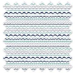 Bacati - Noah Mint Navy 3 Pc Crib Bedding Set -Baby Products GUEST 93627aaa 489c 4613 9a3c b8d3d0e30270