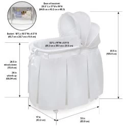 Badger Basket Wishes Oval Bassinet -Baby Products GUEST 93c53299 52e8 4c1a bd01 ffda9196a410