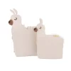 Little Love By NoJo White Llama Felt Storage Caddy - 2pc -Baby Products GUEST 942b7959 9b2b 4210 b88f caa1b67dc470